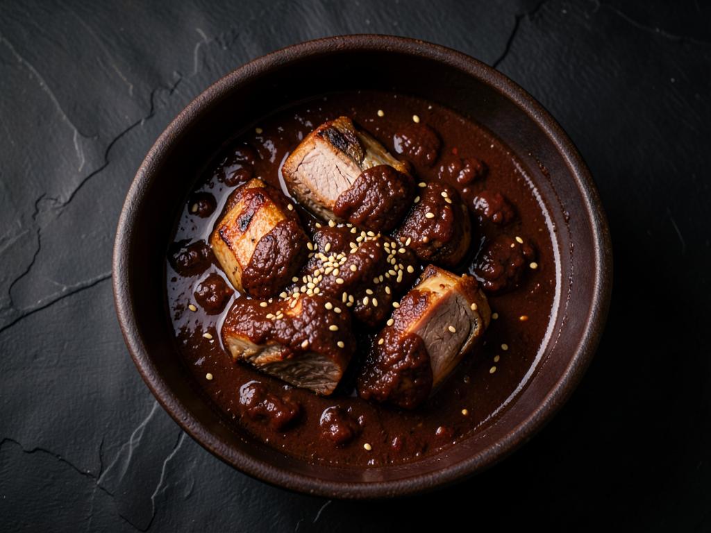 Mole con puerco